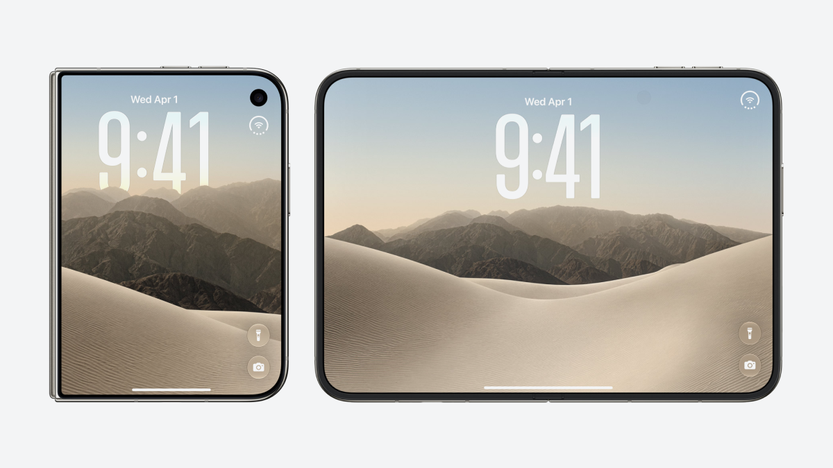 Внешний и внутренний дисплеи iPhone Duo